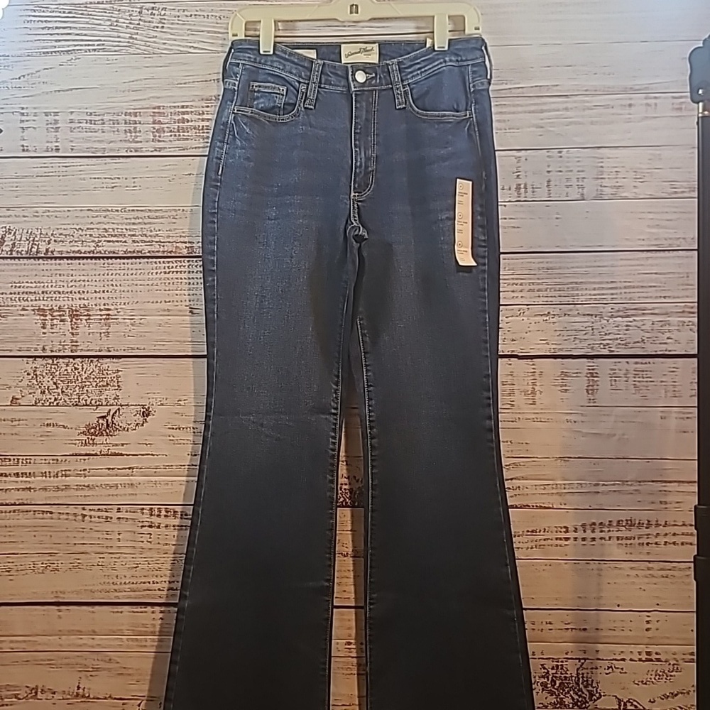 Universal thread high rise flare denim jeans